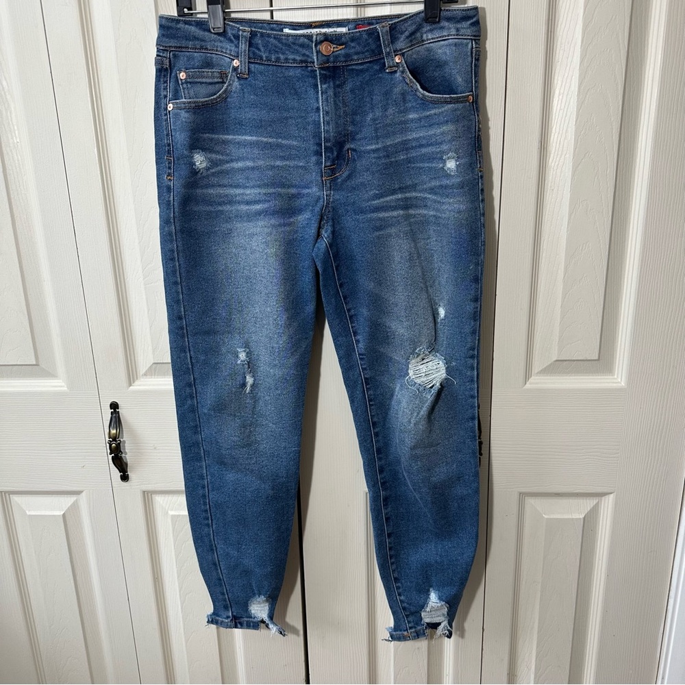 Celebrity Pink The Rider Distressed Skinny Jeans Womens Size 11/30